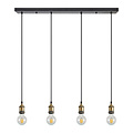Homelighting Magnum SE21-BR-10-4BL - Stilvolle industrielle Pendelleuchte für jeden Raum