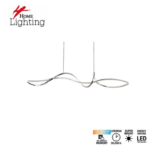 Homelighting Onis SE LED 100 10*2*10cm - Moderne Pendelleuchte für stilvolle Beleuchtung