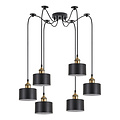 Homelighting Magnum SE21-BR-10-BL6-MS1 - Moderne hanglamp voor sfeervolle verlichting