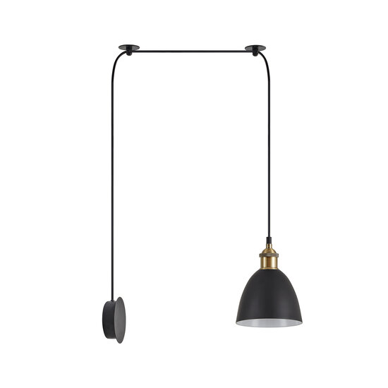 Homelighting Magnum SE21-BR-10-BL1W-MS2 - Modern wall lamp for stylish lighting