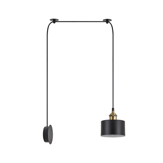 Homelighting Magnum SE21-BR-10-BL1W-MS1 - Lámpara de pared moderna para una iluminación elegante