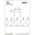 Homelighting Adept SE21-BL-120-SH3 - Lámpara colgante moderna para una iluminación elegante