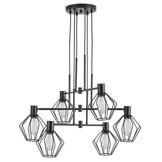Homelighting Adept SE21-BL-100-GR1 - Stilvolle industrielle Pendelleuchte für jeden Raum