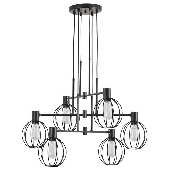 Homelighting Adept SE21-BL-100-GR2 - Lámpara colgante industrial elegante para cualquier espacio