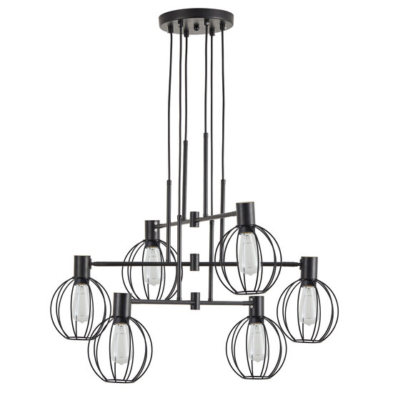 Homelighting Adept SE21-BL-100-GR2 - Lampe suspendue industrielle élégante pour tous les espaces