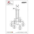 Homelighting Adept SE21-BL-100-GR2 - Stylish industrial pendant lamp for any space