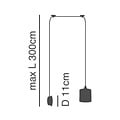 Homelighting Adept SE21-BL-B10-BL1W-MS40 - Stylish wall lamp for any space