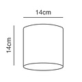 Homelighting Magnum SE21-BR-10-BL1W-SH1 - Moderne wandlamp voor sfeervolle verlichting