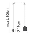 Homelighting Magnum SE21-BR-10-BL1W-SH1 - Modern wall lamp for stylish lighting