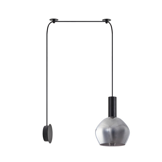 Homelighting Adept Tube SE21-BL-4-NM1W-GL2 - Applique murale moderne pour une ambiance élégante