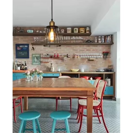Homelighting Pari KS1342P-15-1BK - Stijlvolle industriële hanglamp voor elke ruimte
