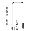 Homelighting Adept Tube SE21-BL-4-NM1W-GR1 - Stylish wall lamp for any space