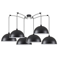 Homelighting Adept SE21-BL-B10-BL6-MS40 - Stijlvolle industriële hanglamp
