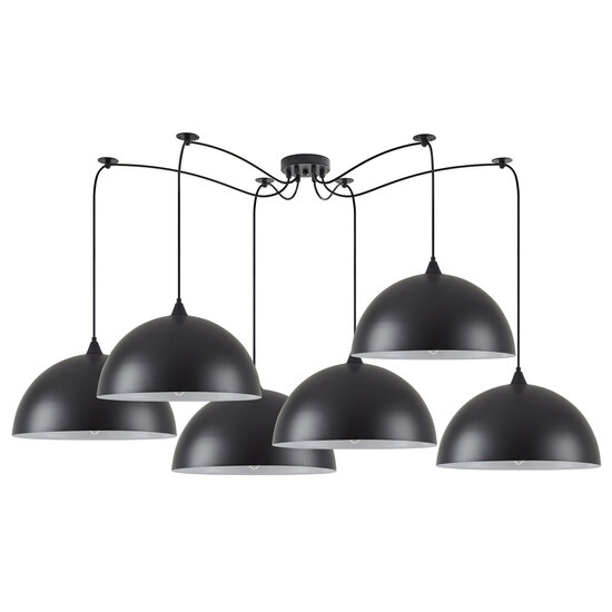 Homelighting Adept SE21-BL-B10-BL6-MS40 - Stilvolle industrielle Pendelleuchte