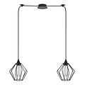 Homelighting Adept SE21-BL-B10-BL2-GR1 - Lampe suspendue industrielle élégante pour tous les espaces