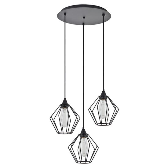 Homelighting Adept SE21-BL-B10-3BL-GR1 - Stylish industrial pendant lamp for any space