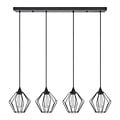 Homelighting Adept SE21-BL-B10-4BL-GR1 - Stylish Industrial Pendant Lamp