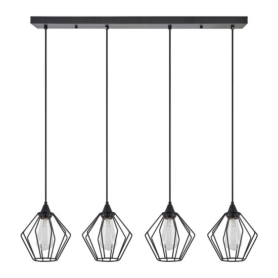 Homelighting Adept SE21-BL-B10-4BL-GR1 - Stilvolle industrielle Pendelleuchte