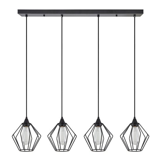 Homelighting Adept SE21-BL-B10-4BL-GR1 - Stylish Industrial Pendant Lamp