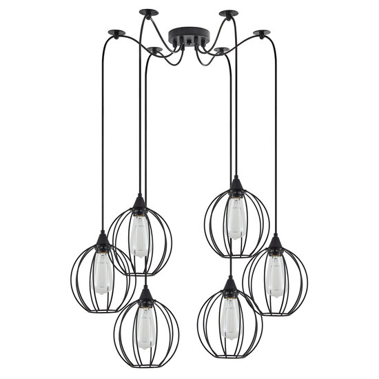 Homelighting Adept SE21-BL-B10-BL6-GR2 - Stilvolle industrielle Pendelleuchte für jeden Raum