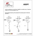 Homelighting Adept SE21-BL-B10-BL3-GR2 - Stylish Industrial Pendant Lamp