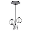 Homelighting Adept SE21-BL-B10-3BL-GR2 - Stilvolle industrielle Pendelleuchte für jeden Raum