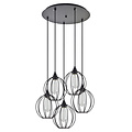 Homelighting Adept SE21-BL-B10-5BL-GR2 - Stilvolle industrielle Pendelleuchte für jeden Raum