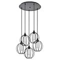 Homelighting Adept SE21-BL-B10-5BL-GR2 - Stylish industrial pendant lamp for any space