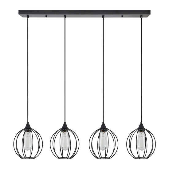 Homelighting Adept SE21-BL-B10-4BL-GR2 - Stylish Industrial Pendant Lamp