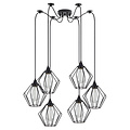 Homelighting Adept SE21-BL-B10-BL6-GR1 - Stilvolle industrielle Pendelleuchte für jeden Raum
