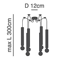 Homelighting Adept Tube SE21-NM-5-NM6 - Suspension moderne pour un éclairage élégant