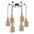 Homelighting Adept Tube SE21-GM-4-BL6-SH3 - Lampe suspendue moderne pour un éclairage élégant