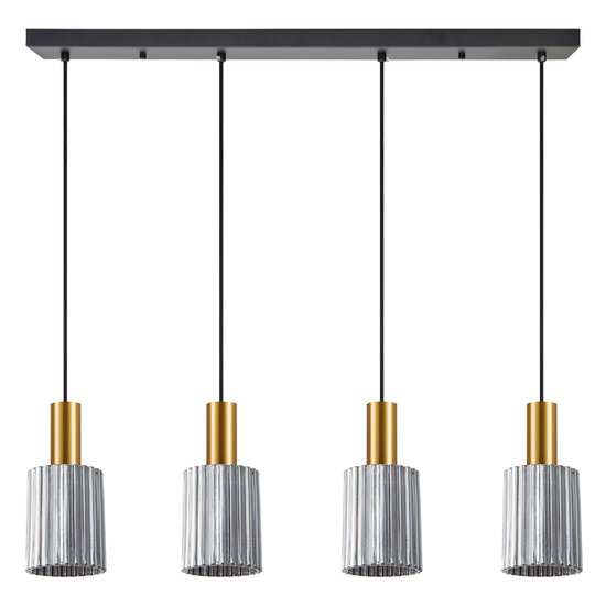 Homelighting Adept Tube SE21-GM-4-4BL-GL1 - Moderne Pendelleuchte für stilvolle Beleuchtung