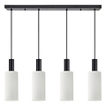 Homelighting Adept Tube SE21-BL-4-4BL-GL3 - Lámpara colgante moderna para una iluminación elegante
