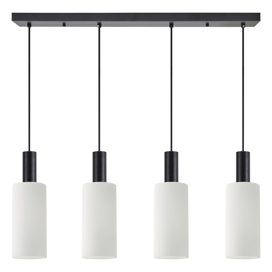 Homelighting Adept Tube SE21-BL-4-4BL-GL3 - Moderne hanglamp voor sfeervolle verlichting