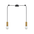Homelighting Adept Tube SE21-GM-4-BL2 - Lámpara colgante moderna para una iluminación elegante