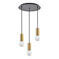 Homelighting Adept Tube SE21-GM-4-3BL - Moderne hanglamp voor sfeervolle verlichting