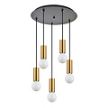 Homelighting Adept Tube SE21-GM-4-5BL - Moderne Pendelleuchte für stilvolle Beleuchtung
