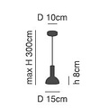 Homelighting Adept Tube SE21-BL-4-MS3 - Lampe suspendue moderne pour tous les espaces