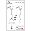 Homelighting Adept Tube SE21-BL-4-BL3-MS3 - Moderne hanglamp voor sfeervolle verlichting