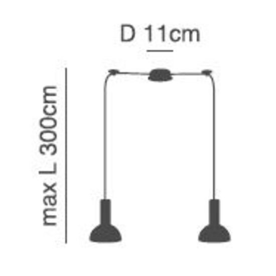 Homelighting Adept Tube SE21-BL-4-BL2-MS3 - Moderne hanglamp voor sfeervolle verlichting