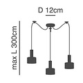 Homelighting Adept Tube SE21-BL-4-BL3-MS1 - Modernes Design für stilvolle Beleuchtung