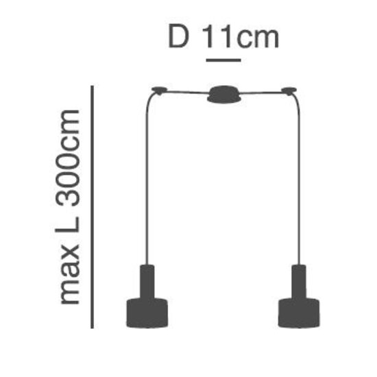 Homelighting Adept Tube SE21-BL-4-BL2-MS1 - Moderne hanglamp voor sfeervolle verlichting