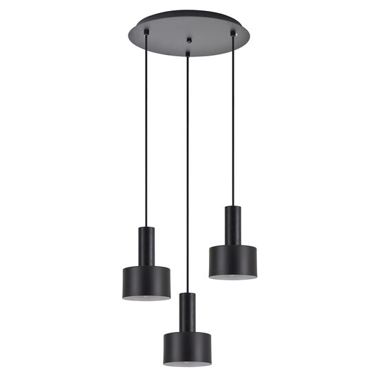 Homelighting Adept Tube SE21-BL-4-3BL-MS1 - Moderne schwarze Pendelleuchte für stilvolle Beleuchtung