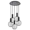 Homelighting Adept Tube SE21-BL-4-5BL-GR2 - Stylish industrial pendant lamp for any space