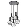 Homelighting Adept Tube SE21-BL-4-5BL-GR1 - Stylish industrial pendant lamp for any space