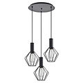 Homelighting Adept Tube SE21-BL-4-3BL-GR1 - Stylish industrial pendant lamp for any space