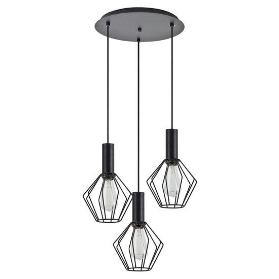 Homelighting Adept Tube SE21-BL-4-3BL-GR1 - Stilvolle industrielle Pendelleuchte für jeden Raum