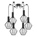 Homelighting Adept Tube SE21-BL-4-BL6-GR1 - Stilvolle industrielle Pendelleuchte für jeden Raum