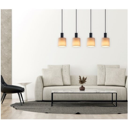 Homelighting Adept Tube SE21-BL-4-4BL-SH3 - Lámpara colgante moderna para una iluminación elegante